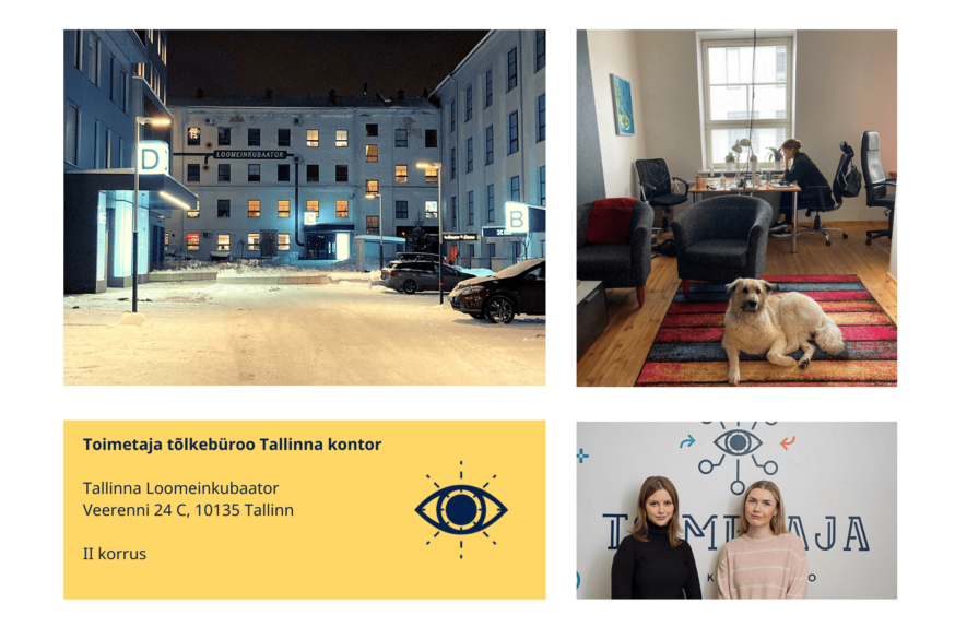 Toimetaja tõlkebüroo Tallinnas